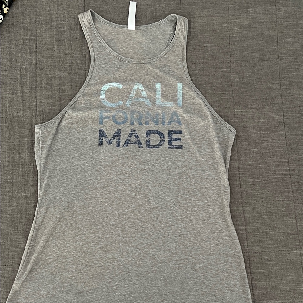 Fabletics Heather Gray Tank Top